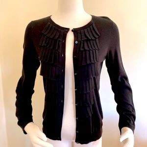 Talbots pleat front cardigan